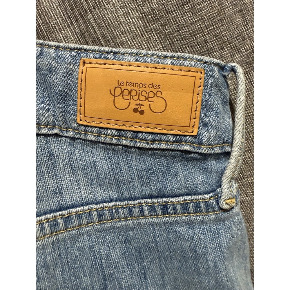 Le Temps Des Cerises Candiani Denim Jeans Womens T 28 Italian Premium straight - Picture 7 of 13
